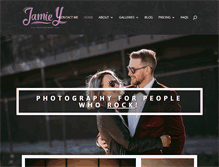 Tablet Screenshot of jamiey.com